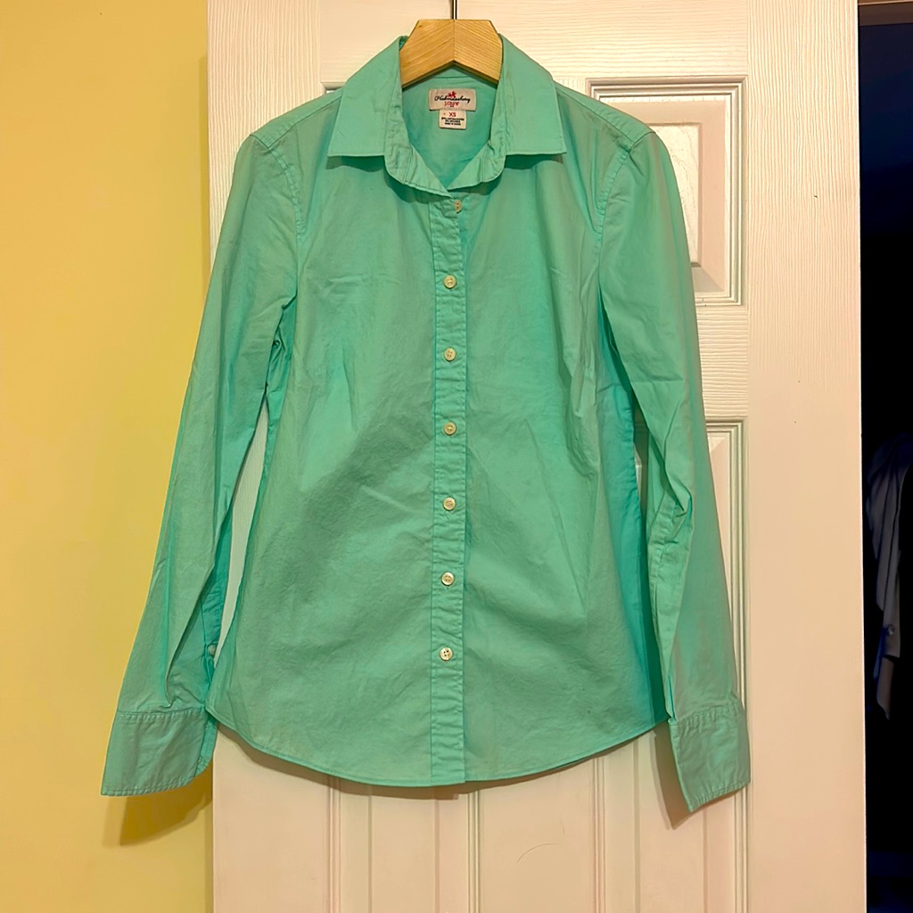Jcrew Mint Colored Button Down